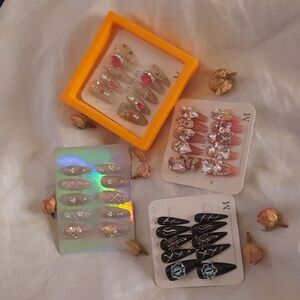 Blingy Nail Art Bundle, Medium Size